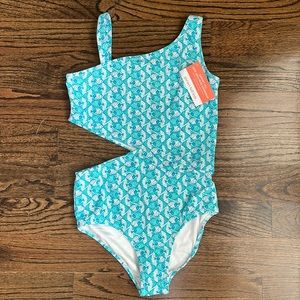 NWT Garnet Hill Kids one piece swimsuit